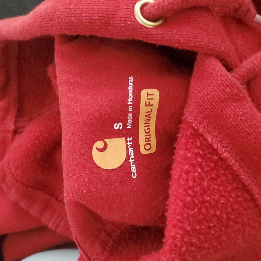 Carhartt Men's Red Hoodie - Picture 5 of 5